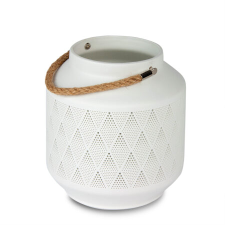 Lampa stojąca ceramiczna Ażurowy koszyk