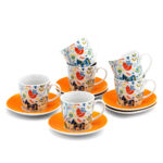 Zestaw filiżanek do kawy Macaria