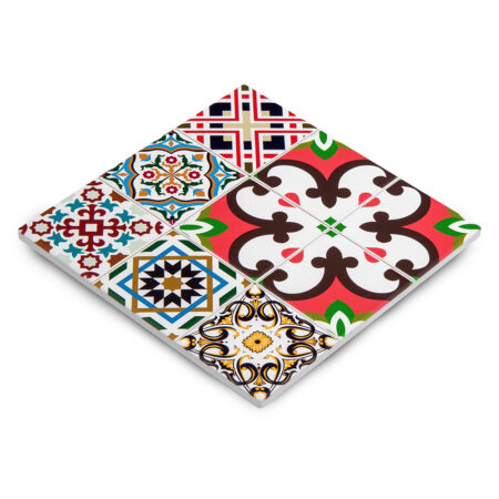 Podkładka ceramiczna Trébol rojo